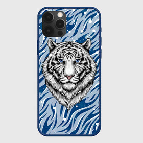 Чехол для iPhone 12 Pro Max с принтом New Years Tiger / Новогодний Тигр в Белгороде, Силикон |  | cat | tiger | год тигра | дед мороз | зверь | кошка | новый год | рождество | санта | символ года | снег | снежинка | тигр | хищник