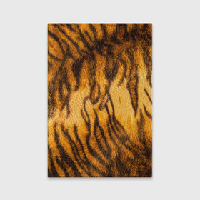 Обложка для паспорта матовая кожа с принтом Шкура тигра 2022 в Белгороде, натуральная матовая кожа | размер 19,3 х 13,7 см; прозрачные пластиковые крепления | Тематика изображения на принте: 2022 | год тигра | новый год | новый год 2022 | символ года | тигр | тигренок | тигрица | тигры