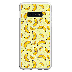 Чехол для Samsung S10E с принтом Банановый Бум в Белгороде, Силикон | Область печати: задняя сторона чехла, без боковых панелей | банан | банановый | бананы | паттерн | прикол | фрукты