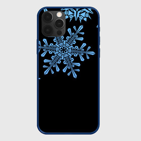 Чехол для iPhone 12 Pro Max с принтом Минималистичные Снежинки в Белгороде, Силикон |  | зима | минимализм | новый год | снег | снегопад | снежинки