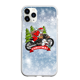 Чехол для iPhone 11 Pro матовый с принтом Санта Байкер Santa on the motorbike в Белгороде, Силикон |  | bike | christmas | moto | santa | байк | дед мороз | елка | зима | мотоцикл | новый год | подарок | рождество | санта | снег | снеговик | снежинка