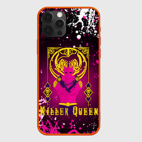 Чехол для iPhone 12 Pro с принтом JOJO KILLER QUEEN КОРОЛЕВА УБИЙЦА в Белгороде, силикон | область печати: задняя сторона чехла, без боковых панелей | adventure | jojo | jojos bizarre | jojos bizarre adventure | killer queen | yare yare daze | аниме | джоджо | манга | яре яре дазе