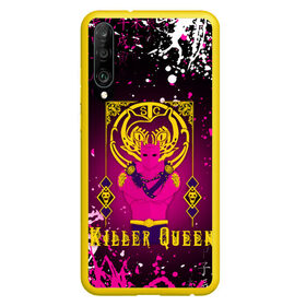 Чехол для Honor P30 с принтом JOJO KILLER QUEEN КОРОЛЕВА УБИЙЦА в Белгороде, Силикон | Область печати: задняя сторона чехла, без боковых панелей | adventure | jojo | jojos bizarre | jojos bizarre adventure | killer queen | yare yare daze | аниме | джоджо | манга | яре яре дазе