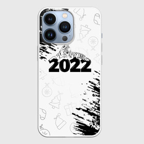 Чехол для iPhone 13 Pro с принтом Тигр отдыхает на цифре 2022. в Белгороде,  |  | 2022 | happy new year | merry christmas | год тигра | зима близко | нг | новогодний | новогодний тигр | новогодняя символика | новый год | новый год 2022 | рождество | символ 2022 года | снег | снежинки | тигр