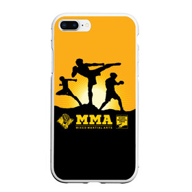 Чехол для iPhone 7Plus/8 Plus матовый с принтом ММА (Mixed Martial Arts) в Белгороде, Силикон | Область печати: задняя сторона чехла, без боковых панелей | bellator | boxing | fight club | mixed martial arts | ufc | айкидо | беллатор | боевые искусства | боец | бои | бои без правил | бойцовский клуб | бокс | борьба | воин | джиуджитсу | дзюдо | единоборства | карате | кикбоксинг