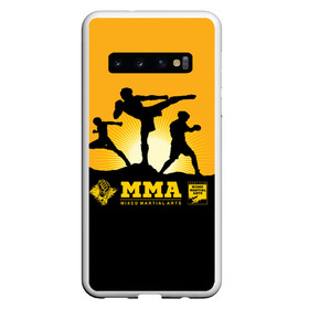 Чехол для Samsung Galaxy S10 с принтом ММА (Mixed Martial Arts) в Белгороде, Силикон | Область печати: задняя сторона чехла, без боковых панелей | bellator | boxing | fight club | mixed martial arts | ufc | айкидо | беллатор | боевые искусства | боец | бои | бои без правил | бойцовский клуб | бокс | борьба | воин | джиуджитсу | дзюдо | единоборства | карате | кикбоксинг