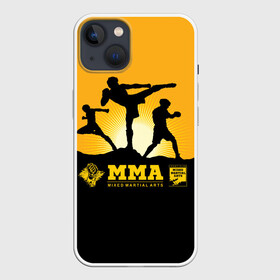 Чехол для iPhone 13 с принтом ММА (Mixed Martial Arts) в Белгороде,  |  | bellator | boxing | fight club | mixed martial arts | ufc | айкидо | беллатор | боевые искусства | боец | бои | бои без правил | бойцовский клуб | бокс | борьба | воин | джиуджитсу | дзюдо | единоборства | карате | кикбоксинг