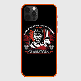 Чехол для iPhone 12 Pro с принтом GLADIATORS в Белгороде, силикон | область печати: задняя сторона чехла, без боковых панелей | bellator | boxing | fight club | mixed martial arts | ufc | айкидо | беллатор | боевые искусства | боец | бои без правил | бойцовский клуб | бокс | борьба | гладиатор | джиуджитсу | дзюдо | единоборства | карате | кикбоксинг