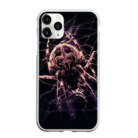 Чехол для iPhone 11 Pro матовый с принтом Паук (neon) в Белгороде, Силикон |  | black | insect | neon | spider | tarantula | web | насекомое | неоновый | паук | паутина | тарантул | черный