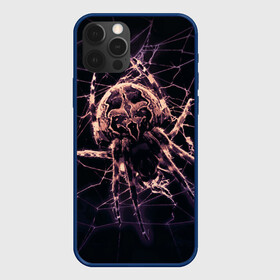 Чехол для iPhone 12 Pro Max с принтом Паук (neon) в Белгороде, Силикон |  | black | insect | neon | spider | tarantula | web | насекомое | неоновый | паук | паутина | тарантул | черный