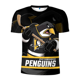 Мужская футболка 3D спортивная с принтом Питтсбург Пингвинз Pittsburgh Penguins в Белгороде, 100% полиэстер с улучшенными характеристиками | приталенный силуэт, круглая горловина, широкие плечи, сужается к линии бедра | Тематика изображения на принте: hockey | nhl | penguins | pittsburg | pittsburgh | pittsburgh penguins | usa | нхл | пингвинз | питтсбург | питтсбург пингвинз | спорт | сша | хоккей | шайба