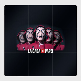 Магнитный плакат 3Х3 с принтом LA CASA DE PAPEL BELLA CIAO / БУМАЖНЫЙ ДОМ в Белгороде, Полимерный материал с магнитным слоем | 9 деталей размером 9*9 см | Тематика изображения на принте: bella ciao | la casa de papel | бумажный дом | ла каса де | ла каса де папель | ла каса де пепел | лакаса | сериал | фильм