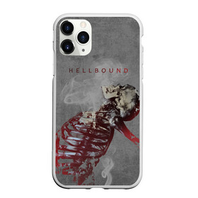 Чехол для iPhone 11 Pro матовый с принтом Hellbound Новая истина в Белгороде, Силикон |  | Тематика изображения на принте: дым | надпись | скелет | текстура