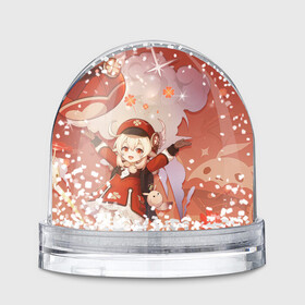 Игрушка Снежный шар с принтом Klee Genshin Impact в Белгороде, Пластик | Изображение внутри шара печатается на глянцевой фотобумаге с двух сторон | genshin impact | genshin impact klee | klee | геншин импакт | геншин импакт кли | кли