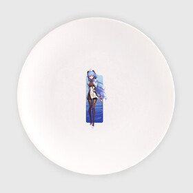 Тарелка с принтом Путешественница Гань Юй в Белгороде, фарфор | диаметр - 210 мм
диаметр для нанесения принта - 120 мм | genshin impact | арт | гань юй | козочка | кокосовая коза | ли юэ | рисунок