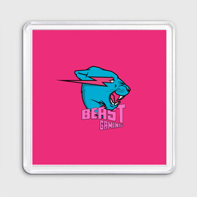Магнит 55*55 с принтом Mr Beast Gaming Full Print (Pink edition) в Белгороде, Пластик | Размер: 65*65 мм; Размер печати: 55*55 мм | Тематика изображения на принте: gamer | games | gaming | mr beast | mrbeast | youtube | блогеры | игры | мистер бист | ютуберы