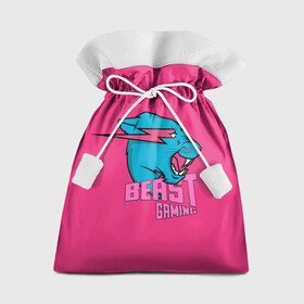 Подарочный 3D мешок с принтом Mr Beast Gaming Full Print (Pink edition) в Белгороде, 100% полиэстер | Размер: 29*39 см | Тематика изображения на принте: gamer | games | gaming | mr beast | mrbeast | youtube | блогеры | игры | мистер бист | ютуберы