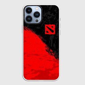 Чехол для iPhone 13 Pro Max с принтом DOTA 2 RED LOGO, БРЫЗГИ КРАСОК в Белгороде,  |  | Тематика изображения на принте: bristleback | colors | dota | dota 2 | dota2 | heroes | invoker | lina | og team | paints | pudge | shadow | team liquid | team spirit | the international | windranger | бристелбек | бристл | брызги | брызги красок | дота | дота 2 | дота2 | краски | пудж 