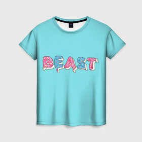 Женская футболка 3D с принтом Mr Beast Donut в Белгороде, 100% полиэфир ( синтетическое хлопкоподобное полотно) | прямой крой, круглый вырез горловины, длина до линии бедер | mr beast | mrbeast | youtube | арты | блогеры | мистер бист | прикольные надписи | ютуберы