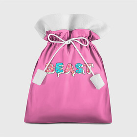 Подарочный 3D мешок с принтом Mr Beast Donut (Pink edition) в Белгороде, 100% полиэстер | Размер: 29*39 см | Тематика изображения на принте: arts | mr beast | mrbeast | youtube | арты | блогеры | мистер бист | прикольные надписи | ютуб | ютуберы