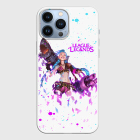 Чехол для iPhone 13 Pro Max с принтом JINX ARCANE, БРЫЗГИ КРАСОК в Белгороде,  |  | akali | arcane | fan | fan art | hero | jinx | kda | kda mas | league of legends | lol | moba | neon | акали | аркейн | брызги | брызги красок | герой | джинкс | кда | краски | лига легенд | лол | моба | неон