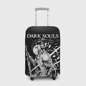Чехол для чемодана 3D с принтом Dark Souls The Ashen One в Белгороде, 86% полиэфир, 14% спандекс | двустороннее нанесение принта, прорези для ручек и колес | dark souls | games | praise the sun | the ashen one | игры | компьютерные игры | негорящий | неопалимый | рыцарь | тёмные души
