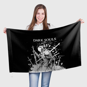 Флаг 3D с принтом Dark Souls The Ashen One в Белгороде, 100% полиэстер | плотность ткани — 95 г/м2, размер — 67 х 109 см. Принт наносится с одной стороны | dark souls | games | praise the sun | the ashen one | игры | компьютерные игры | негорящий | неопалимый | рыцарь | тёмные души