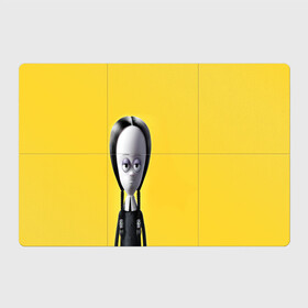 Магнитный плакат 3Х2 с принтом Семейка Аддамс - Горящий Тур Уэндзи в Белгороде, Полимерный материал с магнитным слоем | 6 деталей размером 9*9 см | аддамс | венди | горящий | девочка | желтый | мультик | мультфильм | персонаж | семейка | тур | уэнзди