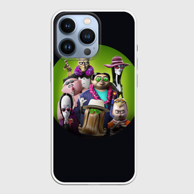 Чехол для iPhone 13 Pro с принтом Семейка Аддамс   Горящий Тур в Белгороде,  |  | аддамс | герои | горящий | логотип | мультик | мультфильм | персонажи | семейка | семья | тур | черный