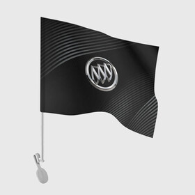 Флаг для автомобиля с принтом Buick | Black wave background в Белгороде, 100% полиэстер | Размер: 30*21 см | auto | avista | buick | cascada | enclave | encore | logo | regal | verano | wildcat | авто | автомобиль | ам | бьюик | бюик | лого | логотип | машина | машины | эмблема