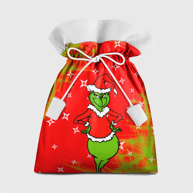 Подарочный 3D мешок с принтом Новогодний Grinch на танцполе. в Белгороде, 100% полиэстер | Размер: 29*39 см | 2022 | grinch | happy new year | merry christmas | год тигра | гринч | зима близко | нг | новогодний | новый год | новый год 2022 | рождество | снег | снежинки