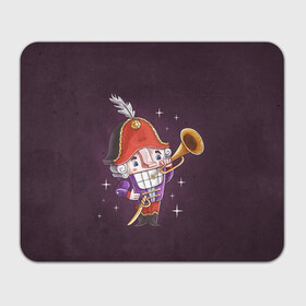 Прямоугольный коврик для мышки с принтом Рождественский Щелкунчик в Белгороде, натуральный каучук | размер 230 х 185 мм; запечатка лицевой стороны | nut cracker | nutcracker | новогодний | новогодняя сказка | новый год | рождество | сказка | снежинка | щелкунчик