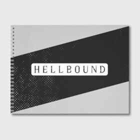 Альбом для рисования с принтом HELLBOUND - Полосы в Белгороде, 100% бумага
 | матовая бумага, плотность 200 мг. | Тематика изображения на принте: bound | hell | hellbound | netflix | series | ада | зов | корейский | культура | монстры | поп | сериал | сериалы