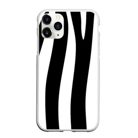 Чехол для iPhone 11 Pro матовый с принтом ZeBRO в Белгороде, Силикон |  | зебра | пестрый | полосатый | узор | черно белое
