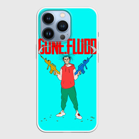 Чехол для iPhone 13 Pro с принтом GONE.Fludd whith gun в Белгороде,  |  | gone fludd | hip hop | rap | rep | гон фладд | гонфлад | исполнители | исполнитель | музыка | реп