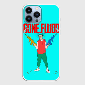 Чехол для iPhone 13 Pro Max с принтом GONE.Fludd whith gun в Белгороде,  |  | gone fludd | hip hop | rap | rep | гон фладд | гонфлад | исполнители | исполнитель | музыка | реп