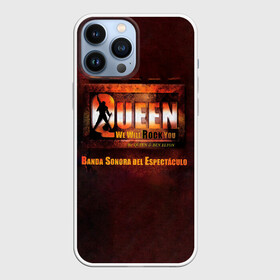 Чехол для iPhone 13 Pro Max с принтом We Will Rock You. Banda Sonora Del Espectaculo   Queen в Белгороде,  |  | freddie mercury | paul rodgers | queen | quen | альбом | брайан мэй | глэм | джон дикон | квин | королева | куин | меркури | меркьюри | музыкант | мэркури | певец | песня | поп | роджер тейлор | рок группа | фаррух булсара