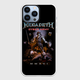 Чехол для iPhone 13 Pro Max с принтом Cyber Army в Белгороде,  |  | Тематика изображения на принте: alternative | megadeth | metall | music | rock | альтернатива | мегадез | металл | музыка | рок