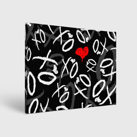 Холст прямоугольный с принтом The Weeknd - XO в Белгороде, 100% ПВХ |  | Тематика изображения на принте: abel makkonen tesfaye | after hours | beauty behind the madness | kiss land | starboy | the weeknd | the weekеnd | xo | артист | музыка | уикнд