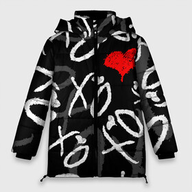 Женская зимняя куртка Oversize с принтом The Weeknd - XO в Белгороде, верх — 100% полиэстер; подкладка — 100% полиэстер; утеплитель — 100% полиэстер | длина ниже бедра, силуэт Оверсайз. Есть воротник-стойка, отстегивающийся капюшон и ветрозащитная планка. 

Боковые карманы с листочкой на кнопках и внутренний карман на молнии | abel makkonen tesfaye | after hours | beauty behind the madness | kiss land | starboy | the weeknd | the weekеnd | xo | артист | музыка | уикнд