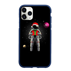 Чехол для iPhone 11 Pro Max матовый с принтом Астронавт с подарком Astronaut and Gift в Белгороде, Силикон |  | space | астронавт | дед мороз | звезда | космонавт | космос | новый год | планета | подарок | рождество | санта