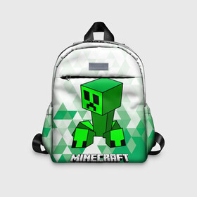 Детский рюкзак 3D с принтом Minecraft Creeper ползучий камикадзе в Белгороде, 100% полиэстер | лямки с регулируемой длиной, сверху петелька, чтобы рюкзак можно было повесить на вешалку. Основное отделение закрывается на молнию, как и внешний карман. Внутри дополнительный карман. По бокам два дополнительных кармашка | Тематика изображения на принте: creeper | green minecraft | minecraft | minecraft creeper | minecraft dungeons | детские игры | зеленый майнкрафт | камикадзе | крипер | крипер майнкрафт | криппер | майнкрафт крипер | майнкрафт подземелье | минекрафт | мобы