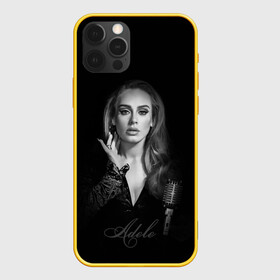 Чехол для iPhone 12 Pro с принтом Adele Icon в Белгороде, силикон | область печати: задняя сторона чехла, без боковых панелей | девушка | имя | микрофон | певица | фото