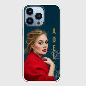 Чехол для iPhone 13 Pro с принтом Portrait Adele в Белгороде,  |  | имя | лицо | надпись | певица | портрет