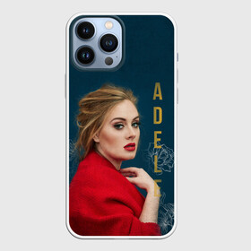 Чехол для iPhone 13 Pro Max с принтом Portrait Adele в Белгороде,  |  | имя | лицо | надпись | певица | портрет