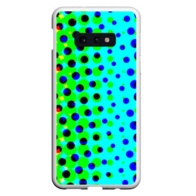 Чехол для Samsung S10E с принтом Цветная кислота в Белгороде, Силикон | Область печати: задняя сторона чехла, без боковых панелей | абстракция | круги | радуга | цветной | яркий