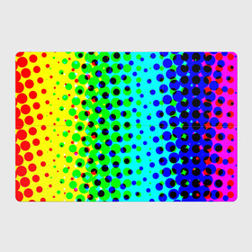 Магнитный плакат 3Х2 с принтом Цветная кислота в Белгороде, Полимерный материал с магнитным слоем | 6 деталей размером 9*9 см | Тематика изображения на принте: абстракция | круги | радуга | цветной | яркий