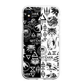 Чехол для iPhone XS Max матовый с принтом THE WITCHER LOGOOMBING   ВЕДЬМАК ПАТТЕРН в Белгороде, Силикон | Область печати: задняя сторона чехла, без боковых панелей | geralt | the witcher | the witcher wild hunt | witcher | wolf | аард | аксий | белый волк | ведьмак | ведьмак 3 | волк | геральт | игни | ирден | йенифер | каер морхен | квен | охотник | трисс | цири | школа волка