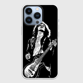 Чехол для iPhone 13 Pro с принтом Джимми Пэйдж Art в Белгороде,  |  | alternative | led zeppelin | metall | music | rock | альтернатива | лед зеппелин | лэд зепелин | металл | музыка | рок