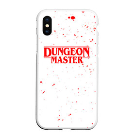 Чехол для iPhone XS Max матовый с принтом DUNGEON MASTER BLOOD ГАЧИМУЧИ БЕЛЫЙ в Белгороде, Силикон | Область печати: задняя сторона чехла, без боковых панелей | aniki | billy | boss | boy | bucks | dark | deep | door | dungeon | fantasy | gachi | gachimuchi | gym | hundred | master | muchi | next | stranger | the | things | three | van | wee | билли | ван | гачи | гачимучи | дела | мучи | 